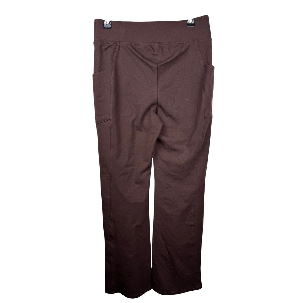QVC Denim&Co Reg Yoga Stretch Lightly Boot Pant w/Pockets Brown NWOT Size XS - Picture 5 of 8